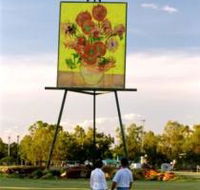 Van Gogh Sunflower Painting - Stayed