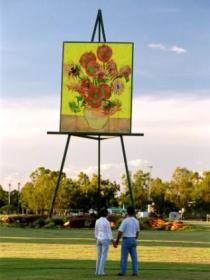 Van Gogh Sunflower Painting - Stayed 0