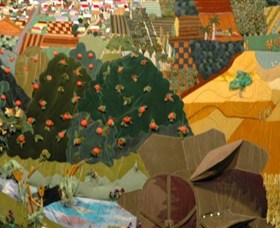 Griffith Regional Theatre Soft Sculptured Curtain - Stayed 0