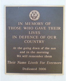 Koumala War Memorial - Stayed 0