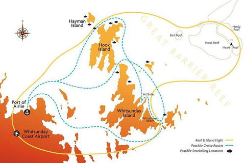 Reef And Island Scenic Flight From Airlie Beach - Stayed 15