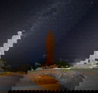 The Australian Farmer Granite Sculpture - Stayed