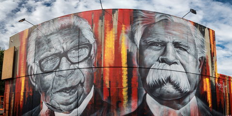Shepparton Aboriginal Street Art Project Murals - Stayed 1