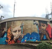 Willans Hill Water Tower Mural - Stayed