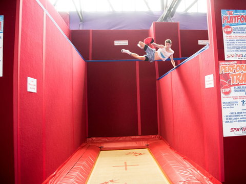 Springloaded Trampoline - Stayed 1