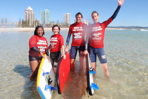 Learn To Surf Group Lesson - Walkin On Water - Coolangatta,Gold Coast,AUSTRALIA - Stayed 3