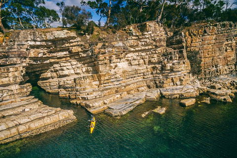 Hobart\'s Cliffs, Caves And Beaches Kayak Tour - Stayed 3