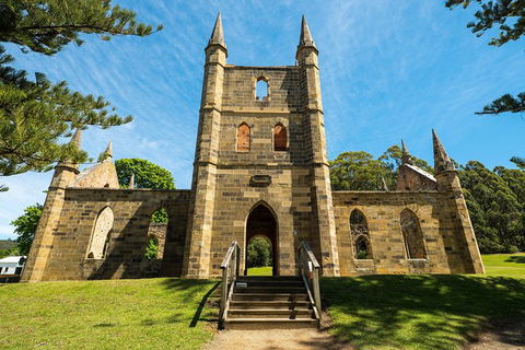 Full Day Tour Hobart: Port Arthur McHenry Gins Bangor Vineyard Wines + Oysters - Stayed 27