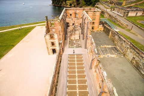 Full Day Tour Hobart: Port Arthur McHenry Gins Bangor Vineyard Wines + Oysters - Stayed 0
