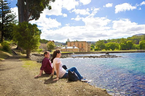 Full Day Tour Hobart: Port Arthur McHenry Gins Bangor Vineyard Wines + Oysters - Stayed 7