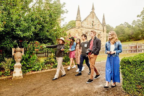 Full Day Tour Hobart: Port Arthur McHenry Gins Bangor Vineyard Wines + Oysters - Stayed 6