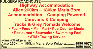 Kulgera Roadhouse - Stays Accommodation 1