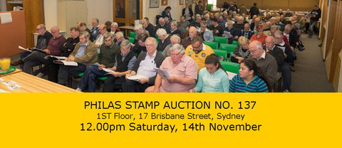 PHILAS Stamp Auction No. 137 - Stayed 2