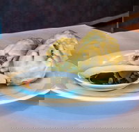 Flaked Out Fish  Chippery - Stayed