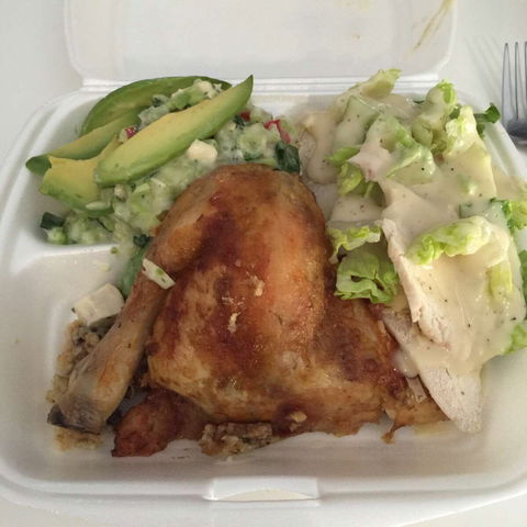 Flaming Healthy Charcoal Chicken & Salad - Stayed 0