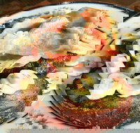 Gertrude  Petunias - Stayed