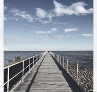 Little Orange Van On The Foreshore