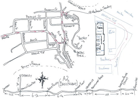 @ The Beach & Not Quite @ The Beach Holiday Cottages - Stanley - Stayed 9