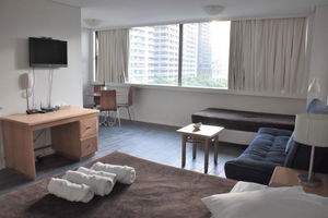 Accommodation Sydney CBD - Hyde Park Plaza Park View 38 College Street Studio Apartment