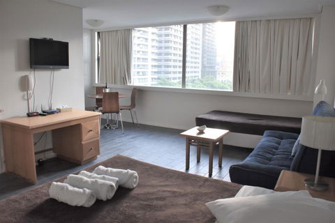 Accommodation Sydney City Centre - Hyde Park Plaza Park View College Street Studio Apartment - Stayed 0