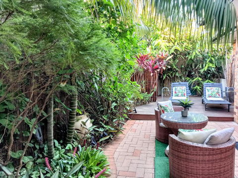 Palm Garden Villa-Apt With Tropical Courtyard At Cronulla Beach - Stayed 3